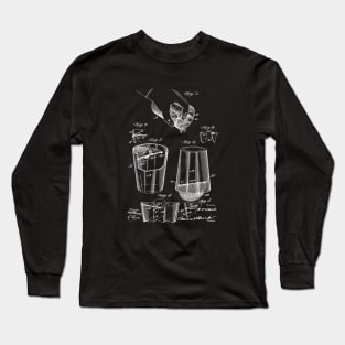 liquid strainer and mixer Vintage Patent Hand Drawing Long Sleeve T-Shirt